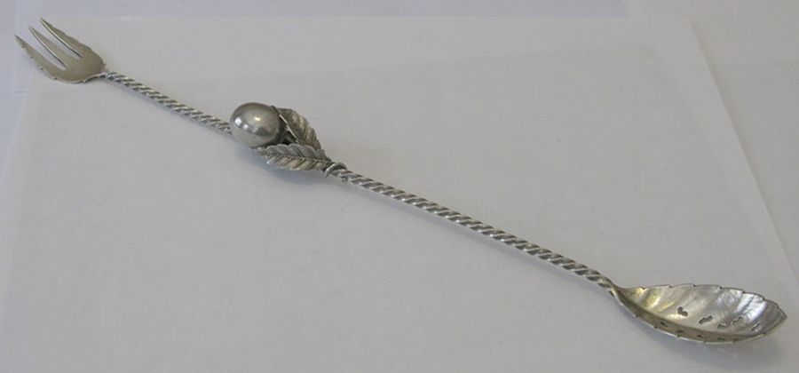 No. 271 (Sterling) Combination Olive Fork/Spoon by Gorham Silver-1