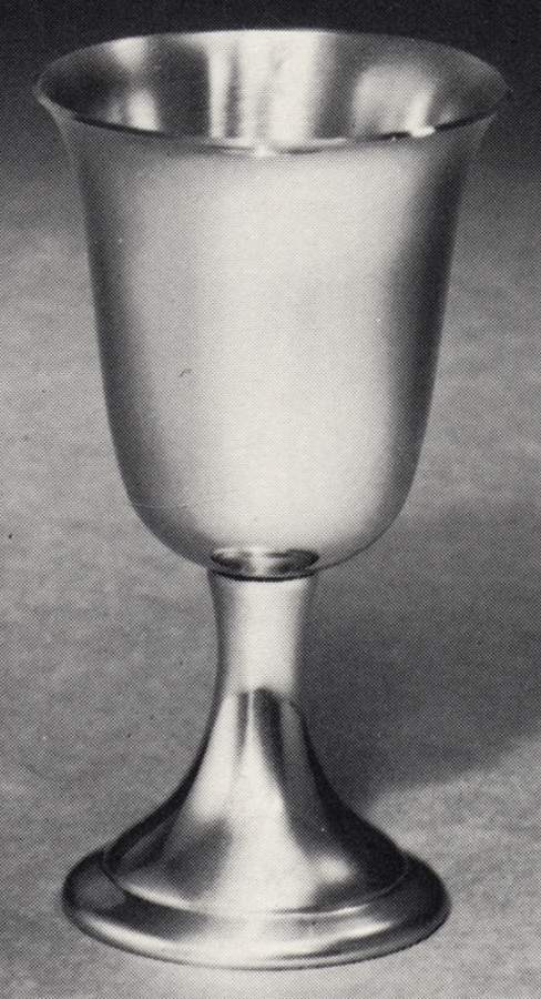 Colonial (Pewter, Hollowware) Wine Goblet by Gorham Silver-1