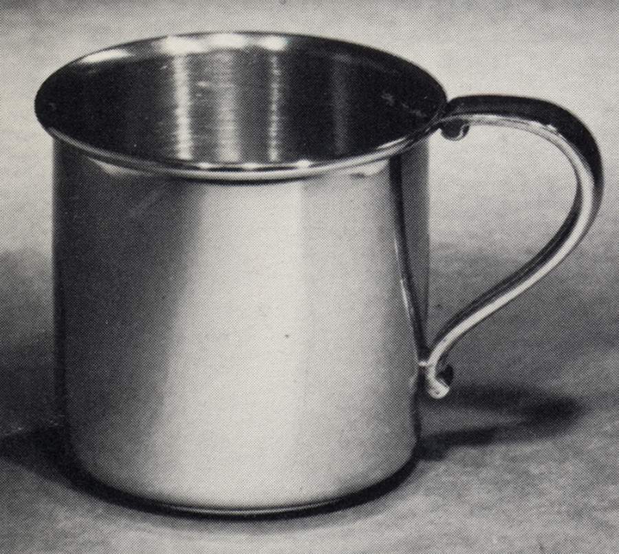Colonial (Pewter, Hollowware) Baby Cup by Gorham Silver-1