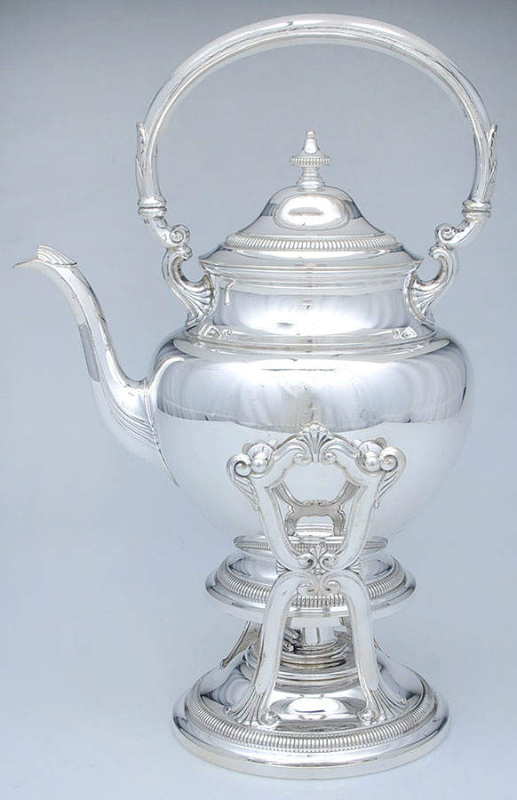 Y1200 (Silverplate, Hollowware) Kettle, Stand & Burner by Gorham Silver-1