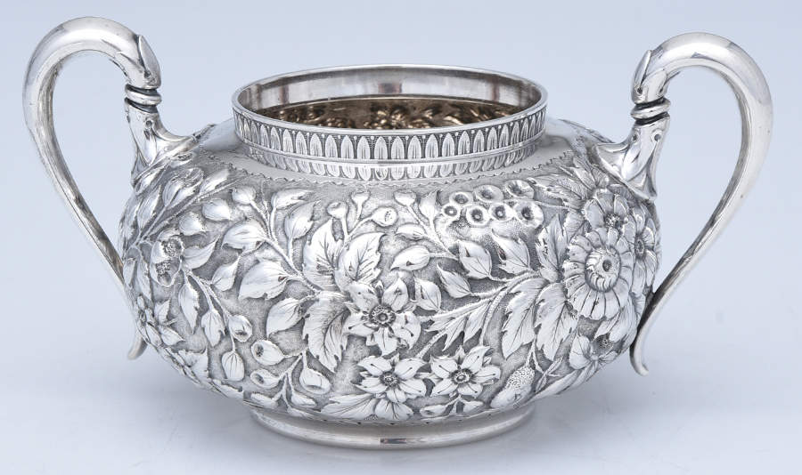 1995 (Sterling, Hollowware) Sugar Bowl No Lid by Gorham Silver-1