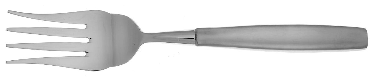 Loft-Satin (Stainless) Cold Meat Fork Large, Stainless Tines HC by Gourmet Settings-1