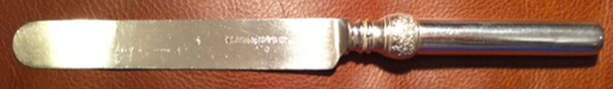 Dowager (Silverplate, 1875) New French Hollow Knife with Bolster by Gorham Silver-1