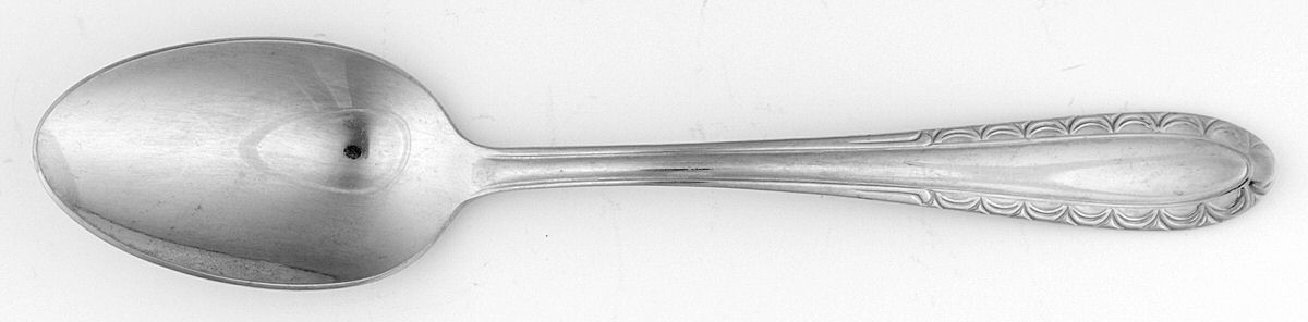 Caprice (Stainless) Place/Oval Soup Spoon by Gorham Silver-1