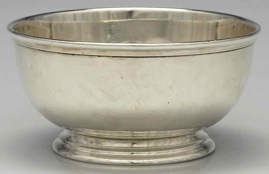 Paul Revere Bowls (Sterling, Hollowware) 5" Round Bowl by Gorham Silver-1