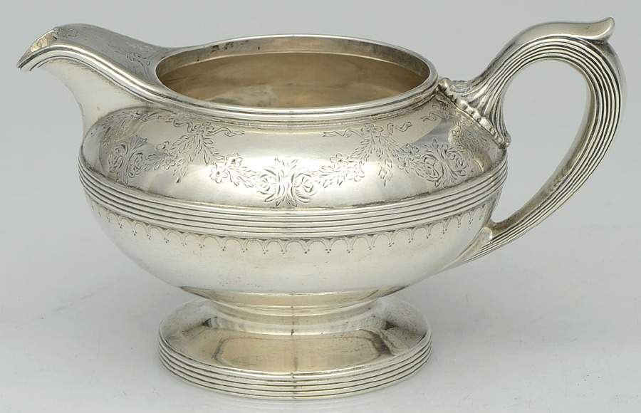 21 (Sterling, Hollowware) Creamer by Gorham Silver-1