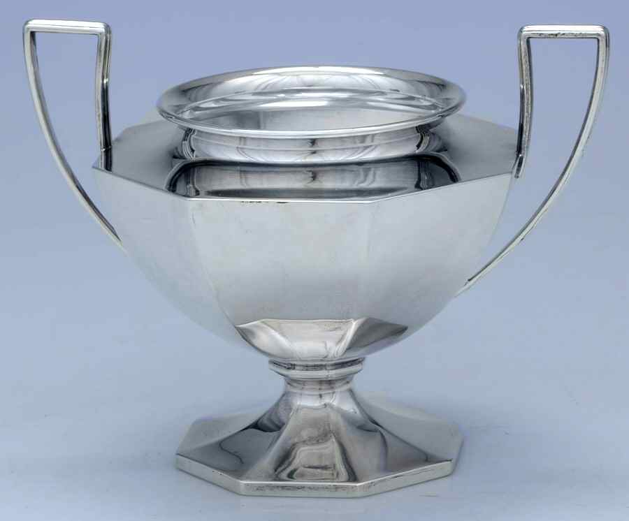 A5751-Plain (Sterling, Hollowware) Sugar Bowl No Lid by Gorham Silver-1