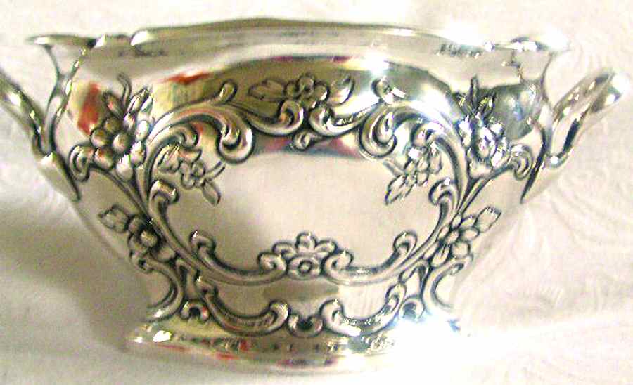 Chester (Sterling-Hollowware) Mini Open Sugar Bowl by Gorham Silver-1
