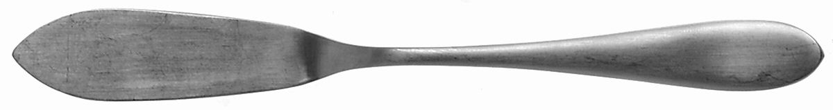 Meridian (Stainless, Satin) Flat Handle Master Butter Knife by Ginkgo-1