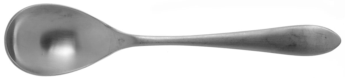 Meridian (Stainless, Satin) European Place/Oval Soup Spoon by Ginkgo-1