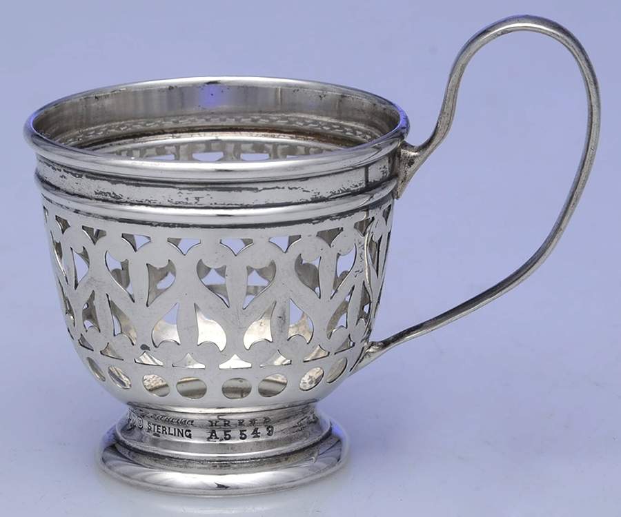 A5549 (Sterling, Hollowware) Demitasse Cup No Liner by Gorham Silver-1