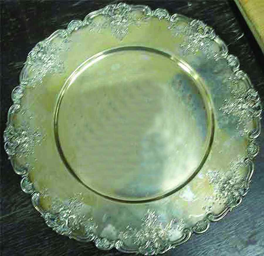 A8659 (Sterling, Hollowware) Service Plate by Gorham Silver-1