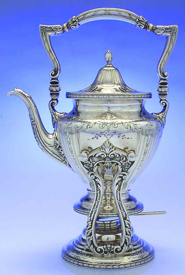 7800 (Sterling, Hollowware) Kettle, Stand & Burner by Graff Washbourn & Dunn-1