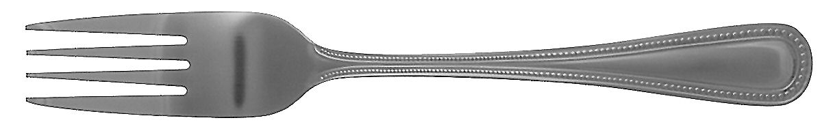Bead (Stainless, Glossy, No 18-0) Individual Salad Fork by Gibson-1