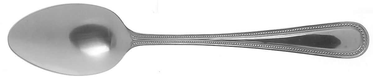 Bead (Stainless, Glossy, No 18-0) Tablespoon (Serving Spoon) by Gibson-1
