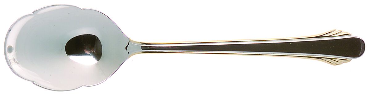 Grande Calais Gold (Stainless) Sugar Spoon by Gorham Silver-1