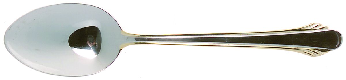 Grande Calais Gold (Stainless) Place/Oval Soup Spoon by Gorham Silver-1