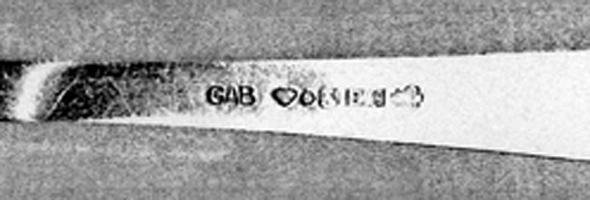 Chippendale (Sterling) Teaspoon by Guldsmeds (DGS)-1