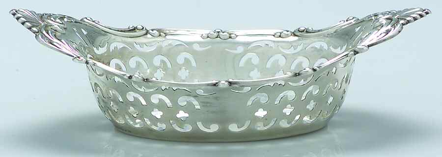 Cromwell (Sterling, 1900, Hollowware) 8" Pierced Bon Bon Bowl by Gorham Silver-1