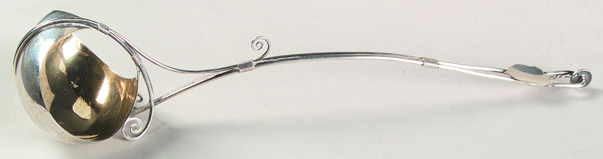 48 (Sterling) Punch Ladle Solid Piece by Gorham Silver-1