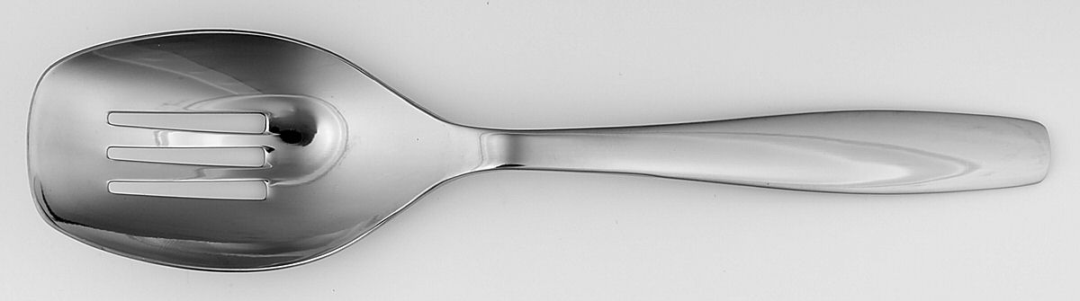 Cruise (Stainless) Pierced Solid Serving Spoon by Gourmet Settings-1