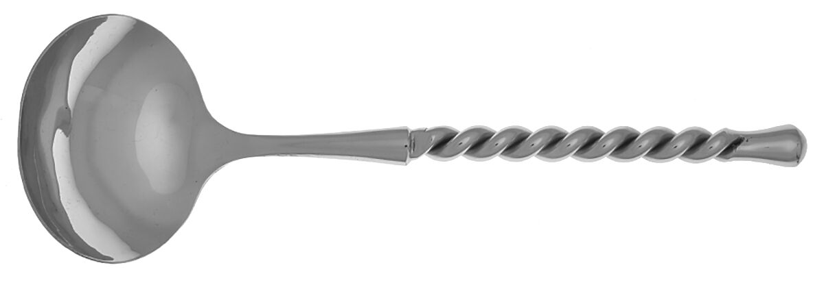 Silver Tear (Stainless) Gravy Ladle with No Spout Stainless Bowl HC by Gourmet Settings-1