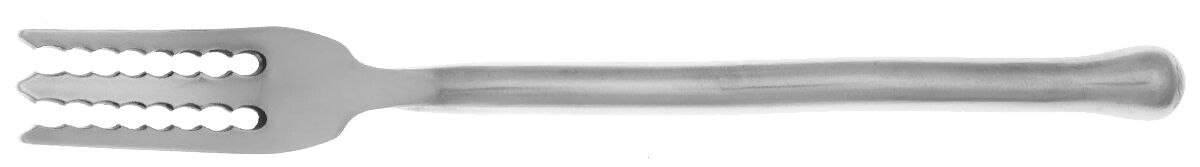 Exotique Platinum (Stainless) Individual Solid Spaghetti Fork Hc by Gourmet Settings-1