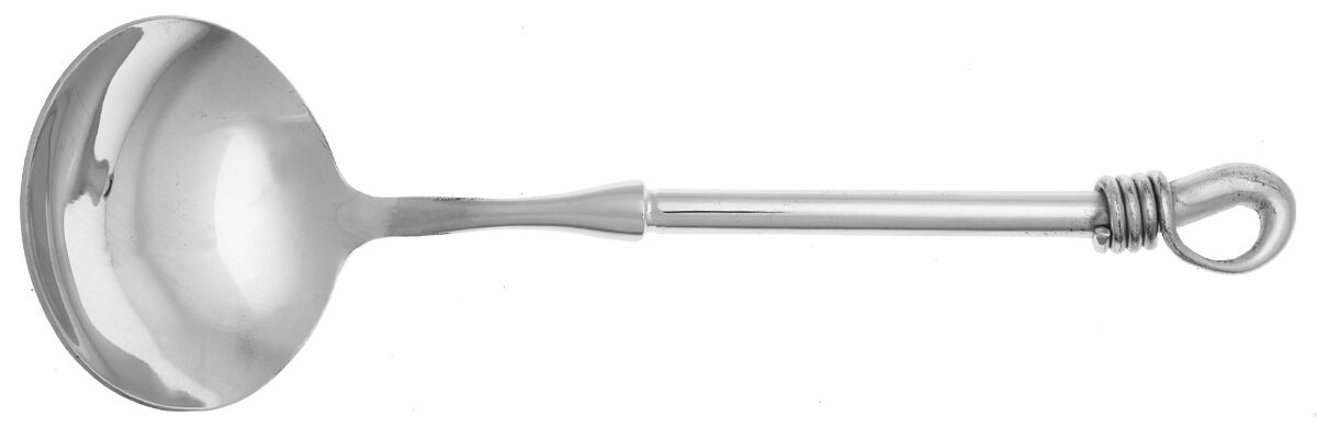Twist (Stainless) Gravy Ladle with No Spout Stainless Bowl HC by Gourmet Settings-1