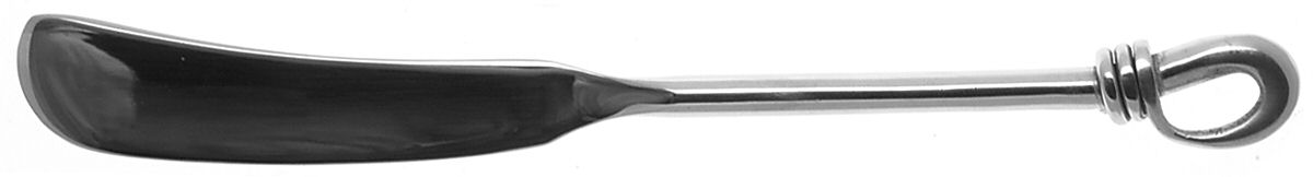 Twist (Stainless) Flat Handle Butter Spreader by Gourmet Settings-1