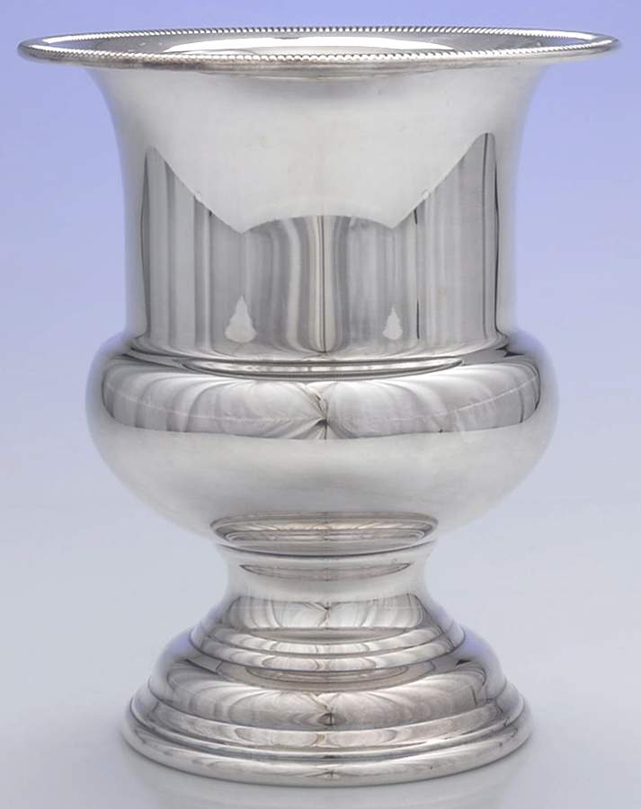 French Gadroon (Silverplate, Hollowware) Wine Cooler by Gorham Silver-1