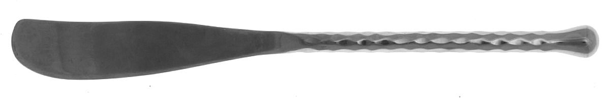 Silver Hearts (Stainless) Flat Handle Master Butter Knife by Gourmet Settings-1