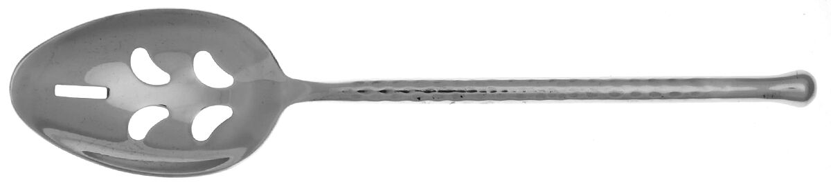 Silver Hearts (Stainless) Pierced Tablespoon (Serving Spoon) by Gourmet Settings-1