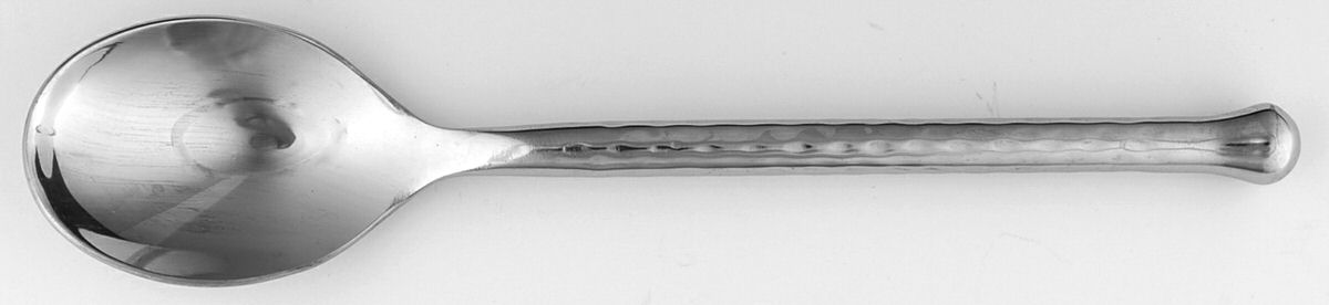 Silver Hearts (Stainless) Place/Oval Soup Spoon by Gourmet Settings-1