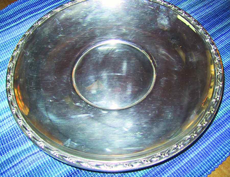 723 (Sterling, Hollowware) 10" Sandwich Plate by Gorham Silver-1