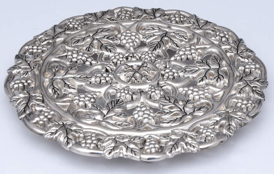 Silverplate Hollowware Trivet by Godinger-1
