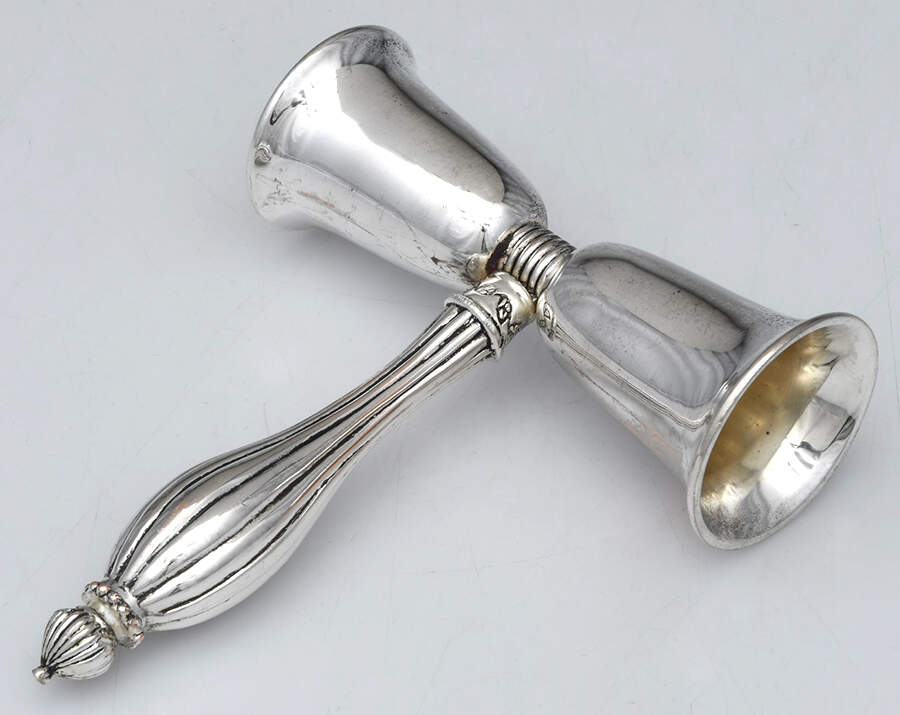 Silverplate Hollowware Double Jigger Hollow Handle by Godinger-1