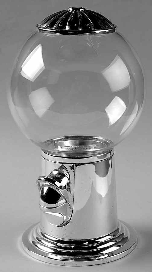Silverplate Hollowware Candy/Gum Ball Dispenser by Godinger-1