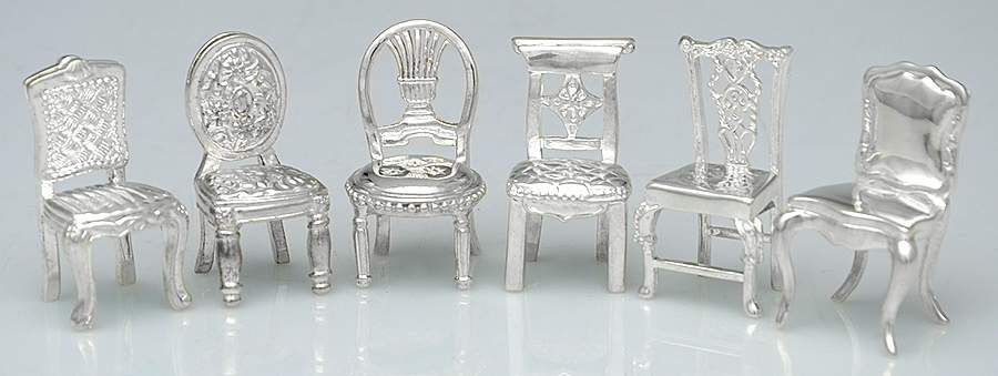 Silverplate Hollowware Place Card Holder (Set of 6) by Godinger-1