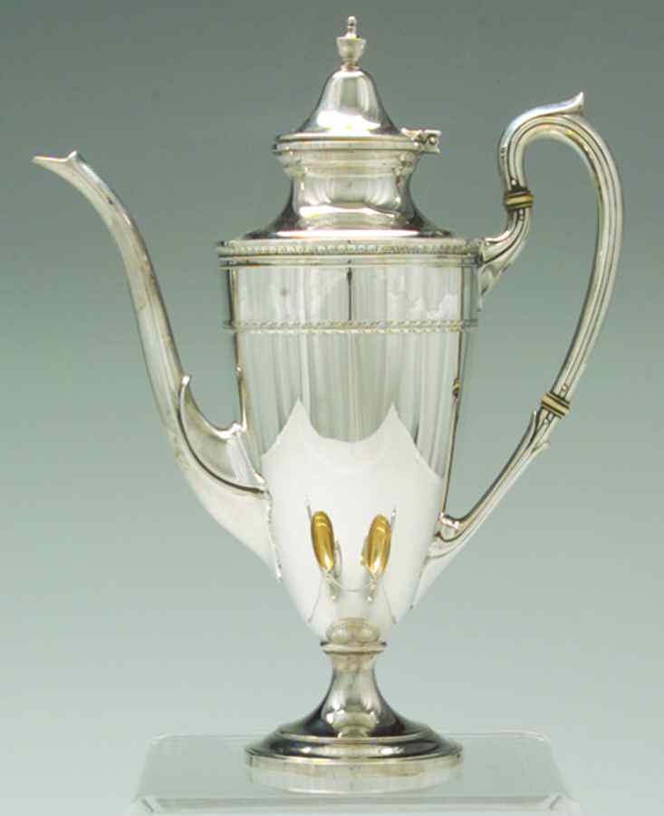 A11961 (Sterling, Hollowware) Sterling Demitasse Pot by Gorham Silver-1