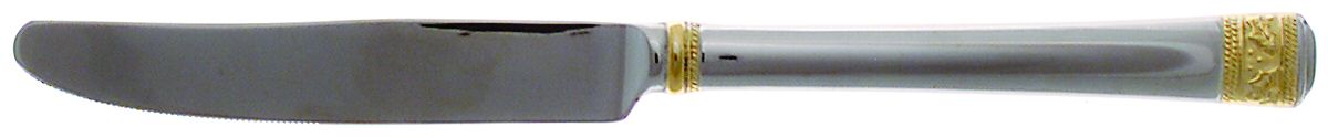 Festive Holly (Stainless, Gold Accent) New French Solid Knife by Gorham Silver-1