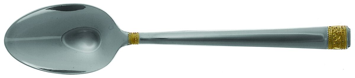 Festive Holly (Stainless, Gold Accent) Teaspoon by Gorham Silver-1