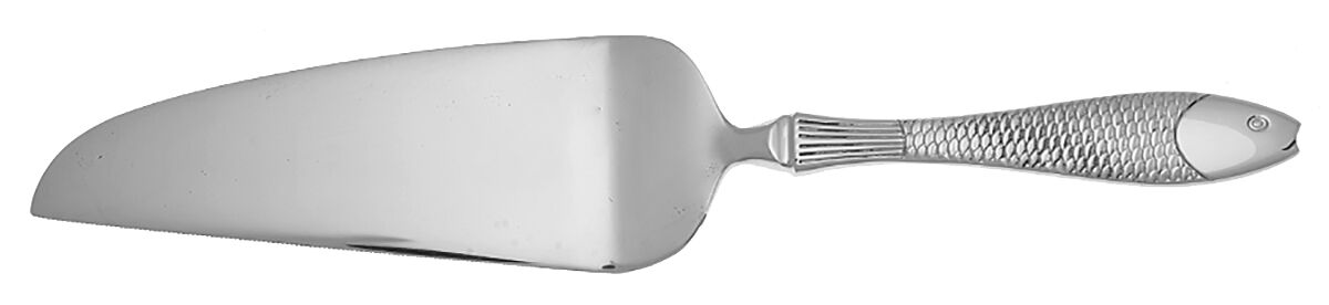 Fish Out of Water (Stainless) Pie and Cake Server with Stainless Blade HC by Gorham Silver-1