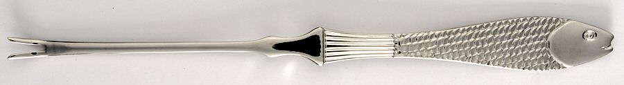 Fish Out of Water (Stainless) Seafood Pick by Gorham Silver-1