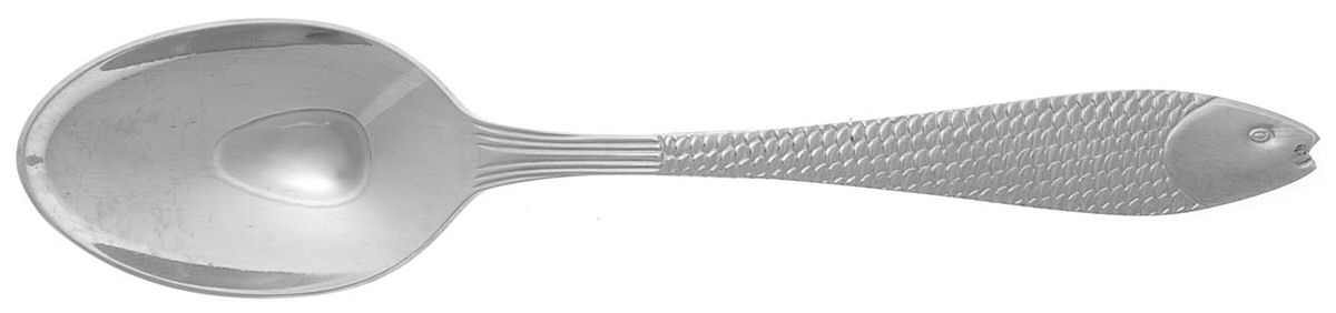 Fish Out of Water (Stainless) Tablespoon (Serving Spoon) by Gorham Silver-1