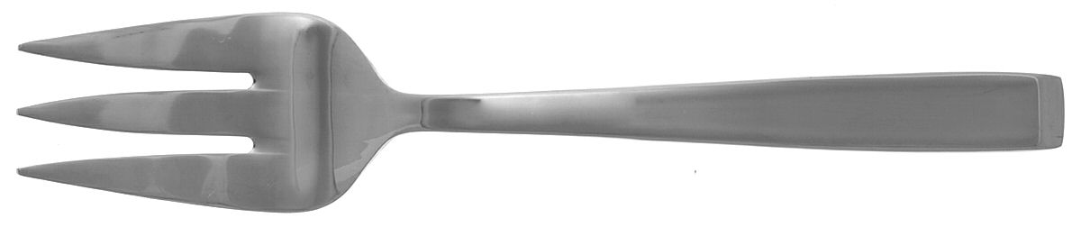 Slide (Stainless) Medium Solid Cold Meat Serving Fork by Gorham Silver-1
