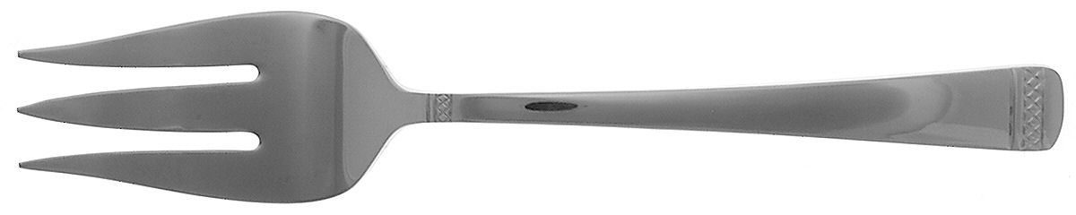 Lady Anne Signature (Stainless) Medium Solid Cold Meat Serving Fork by Gorham Silver-1