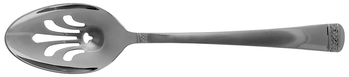Lady Anne Signature (Stainless) Pierced Tablespoon (Serving Spoon) by Gorham Silver-1