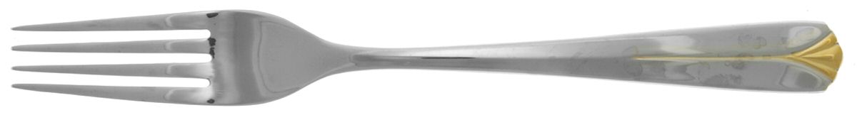 Andante Gold (Stainless, Gold Accent) Fork by Gorham Silver-1