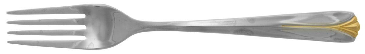 Andante Gold (Stainless, Gold Accent) Individual Salad Fork by Gorham Silver-1