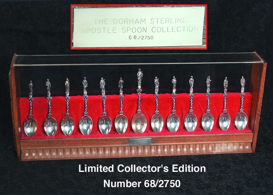Apostles-Large & Master (Sterling, 1974) (Boxed Set of 13) Multimotif Spoon Series by Gorham Silver-1